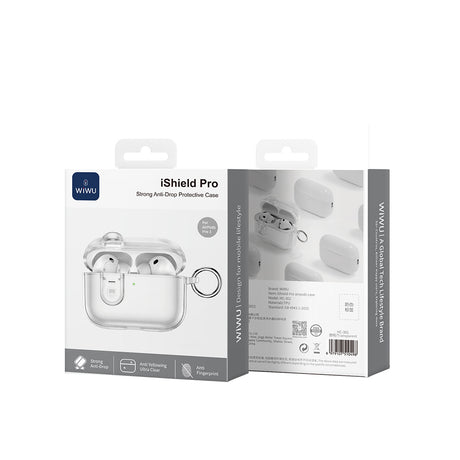 Apple Airpods Pro 3 Wiwu iShield Pro HC-301 Airbag Tasarımlı Parmak İzi Bırakmayan Kılıf