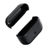 Apple Airpods Pro Kılıf 600D Aramid Fiber Pitaka Classic Serisi Black-Grey Twill Kılıf