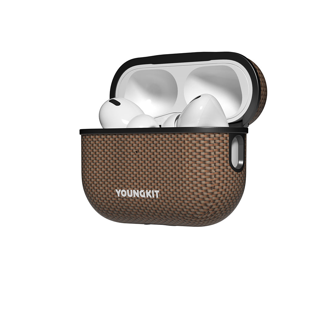 Apple Airpods Pro Kılıf M-safe Şarj Özellikli Aramid Fiber Youngkit 1500D Kevlar Extreme Wing Serisi Kapak