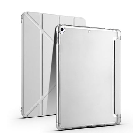 Apple iPad 10.2 2021 (9.Nesil) Kılıf Zore Tri Folding Kalem Bölmeli Standlı Kılıf
