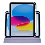 Apple iPad 10.9 2022 (10.Nesil) Kılıf Zore Termik Kalem Bölmeli Dönebilen Standlı Kılıf