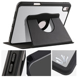 Apple iPad 10.9 2022 (10.Nesil) Kılıf Zore Termik Kalem Bölmeli Dönebilen Standlı Kılıf
