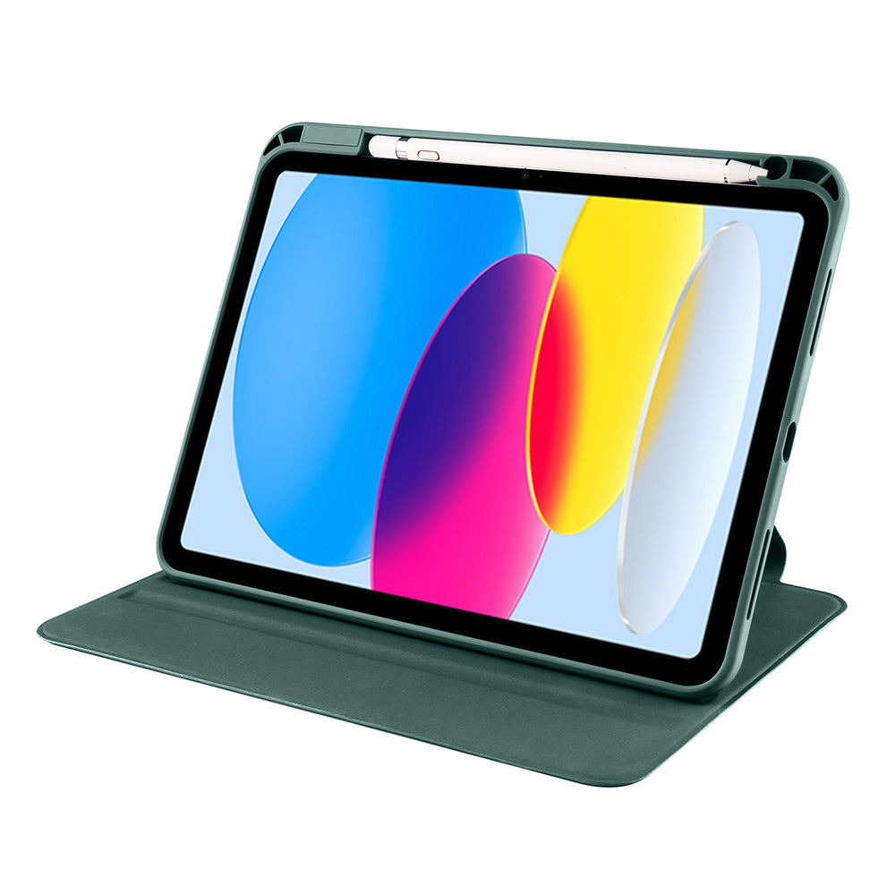 Apple iPad 11.Nesil 2025 Kılıf Zore Termik Kalem Bölmeli Dönebilen Standlı Kılıf