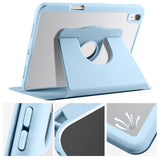 Apple iPad 11.Nesil 2025 Kılıf Zore Termik Kalem Bölmeli Dönebilen Standlı Kılıf