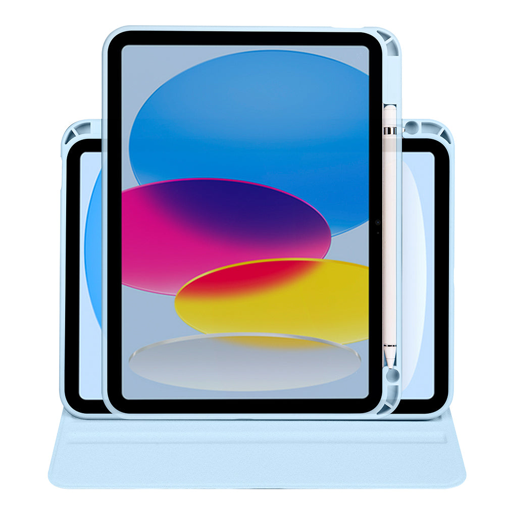 Apple iPad 11.Nesil 2025 Kılıf Zore Termik Kalem Bölmeli Dönebilen Standlı Kılıf