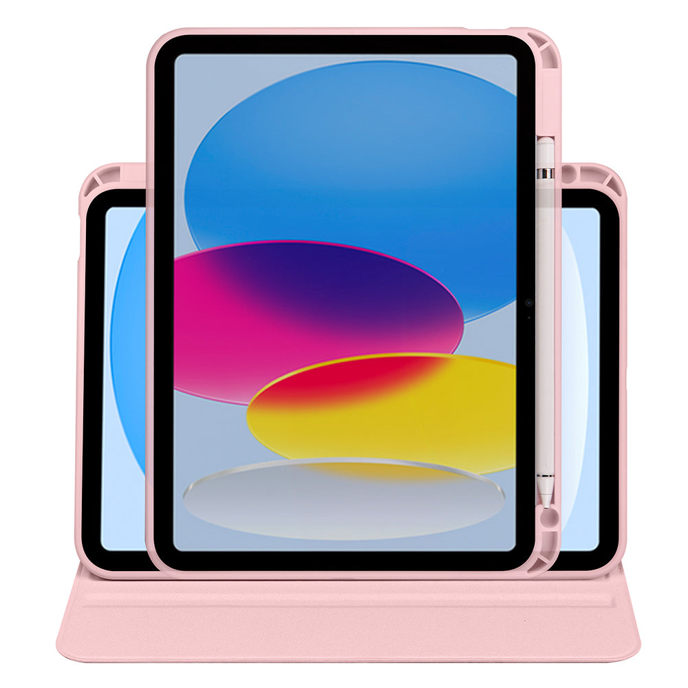 Apple iPad 11.Nesil 2025 Kılıf Zore Termik Kalem Bölmeli Dönebilen Standlı Kılıf