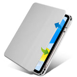 Apple iPad 11.Nesil 2025 Kılıf Zore Termik Kalem Bölmeli Dönebilen Standlı Kılıf