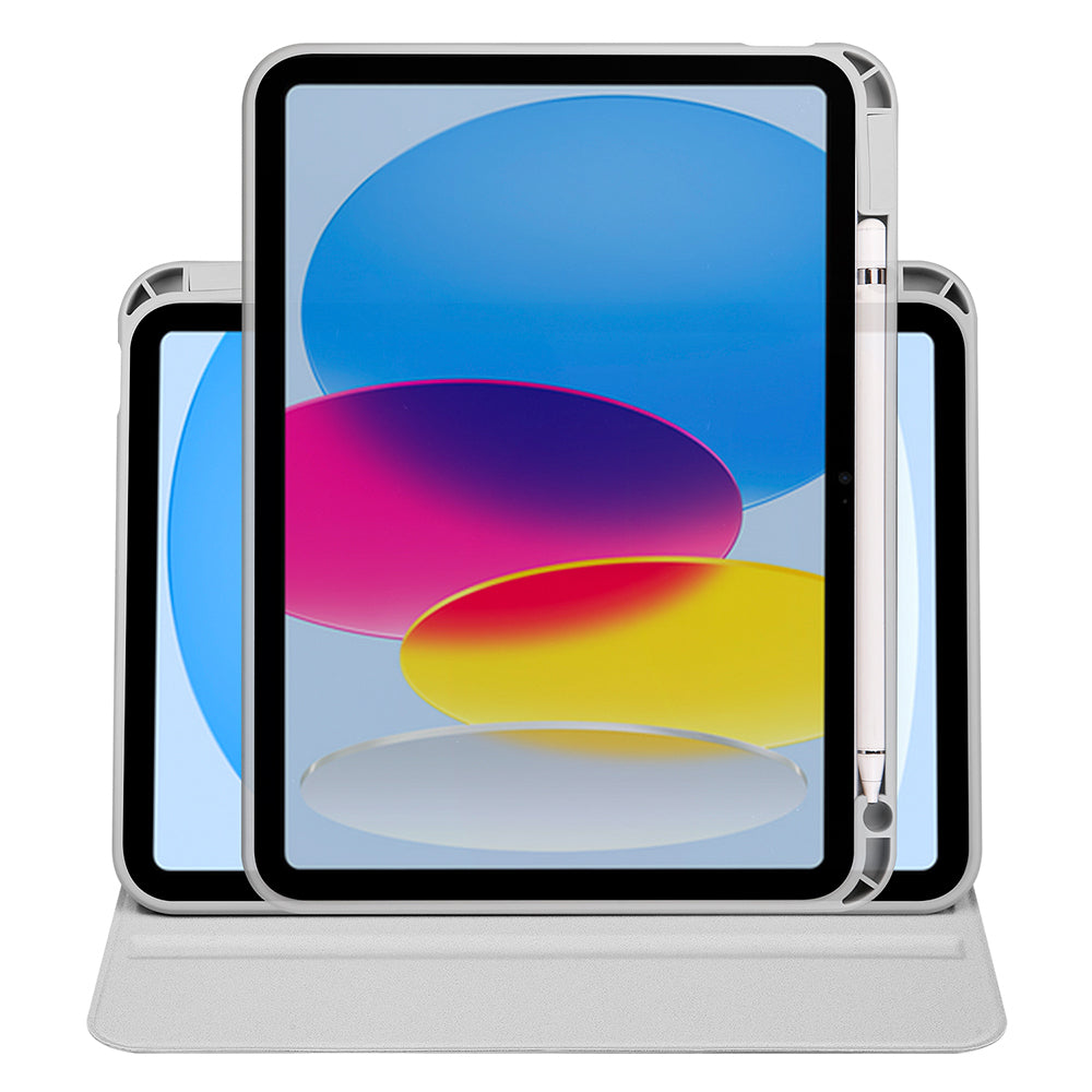 Apple iPad 11.Nesil 2025 Kılıf Zore Termik Kalem Bölmeli Dönebilen Standlı Kılıf