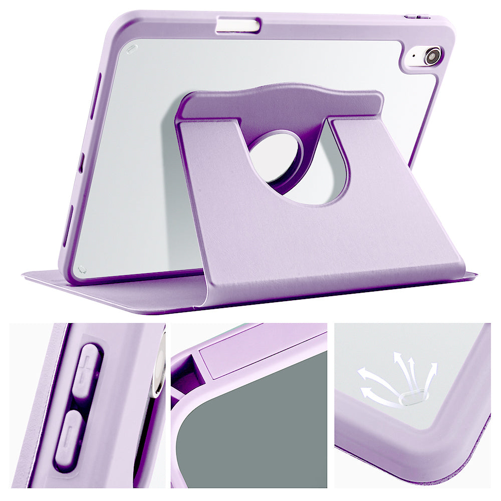 Apple iPad 11.Nesil 2025 Kılıf Zore Termik Kalem Bölmeli Dönebilen Standlı Kılıf