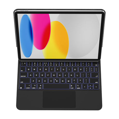 Apple iPad 11.Nesil 2025 Klavyeli Kılıf Touchpad Klavye Aydınlatmalı Wiwu KX005 Keyboard