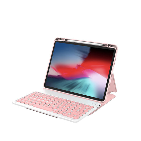 Apple iPad 11.Nesil 2025 Wiwu Protective Gizli Kalem Bölmeli Klavyeli Kılıf