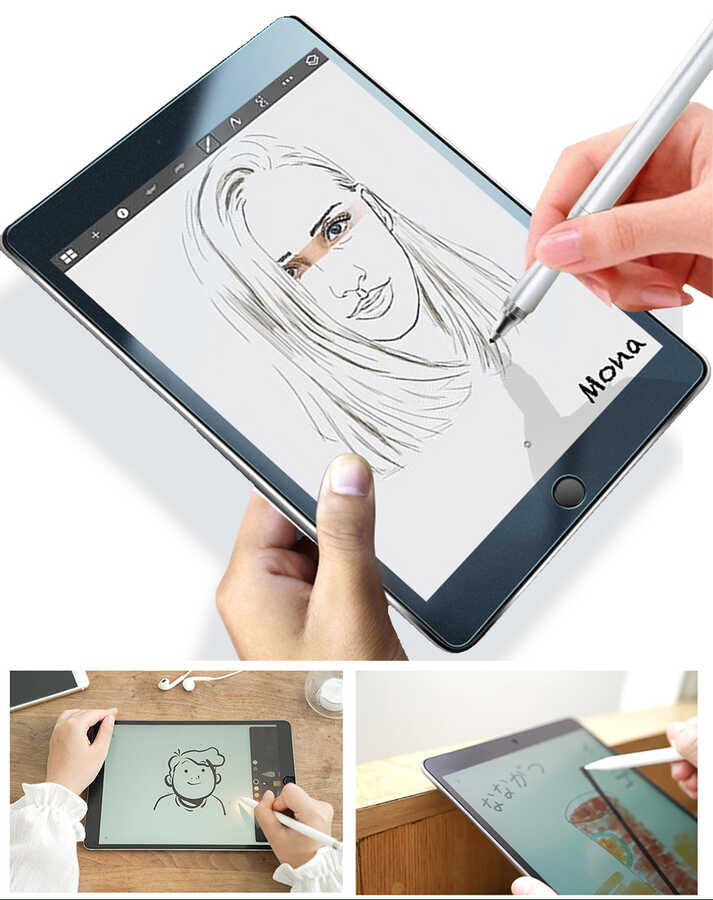 Apple iPad 9.7 ​2017 Kağıt Hisli Wiwu iPaper Like Tablet Ekran Koruyucu