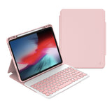 Apple iPad Air 10.9 2020 (4.Nesil) Wiwu Protective Gizli Kalem Bölmeli Klavyeli Kılıf