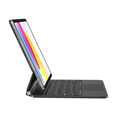 Apple iPad 10.Nesil 2022 10.9" Klavyeli Kılıf Touchpad Klavye Aydınlatmalı Wiwu KX005 Keyboard