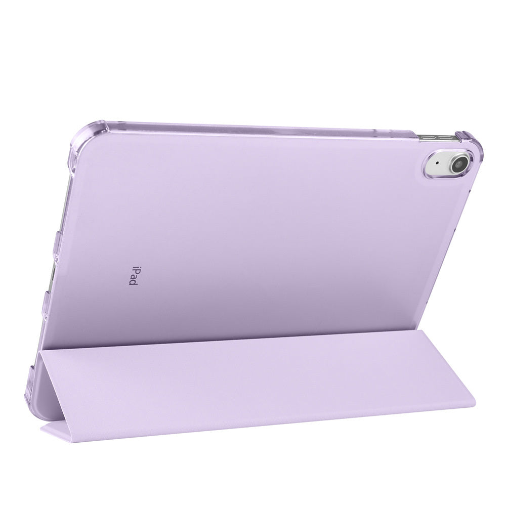Apple iPad Air 10.9 2022 (10.Nesil) Zore Smart Cover Kalem Bölmeli Standlı 1-1 Kılıf
