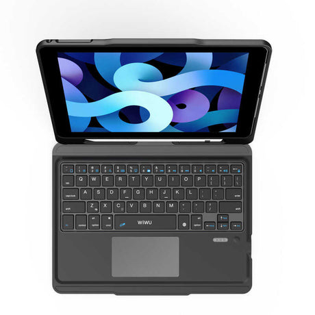 Apple iPad Air 10.9 2022 (5.Nesil) Wiwu Keyboard Folio Kablosuz Klavyeli Kılıf