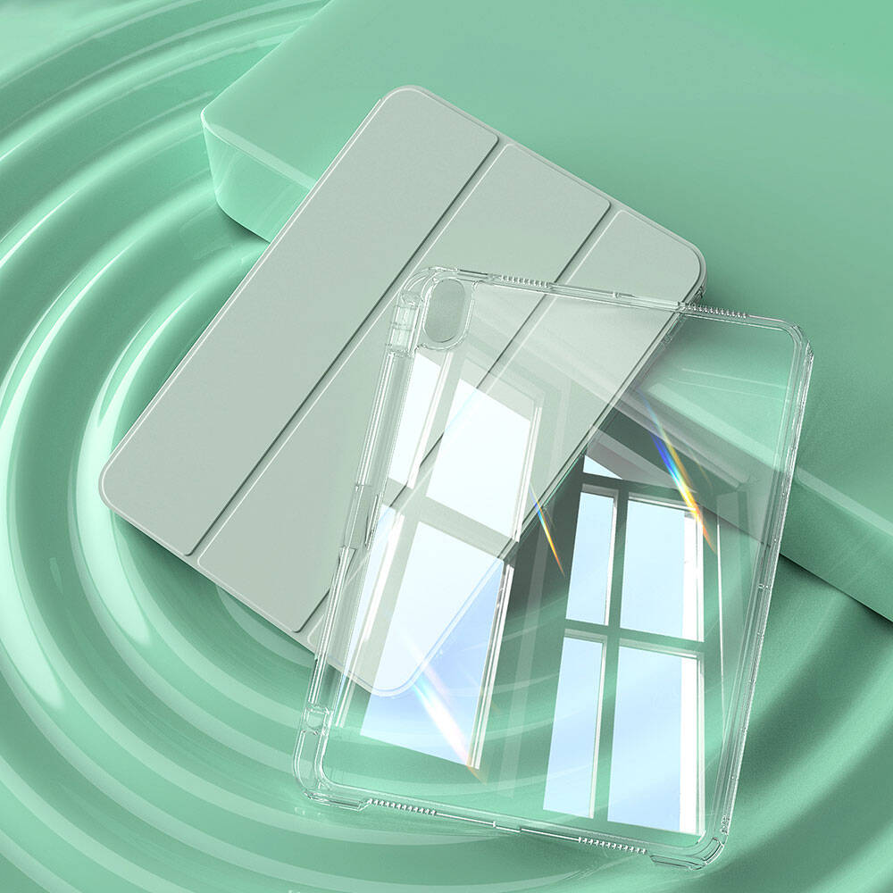 ​Apple iPad Air 11 2024 Kılıf Magnetik Ayrılabilen Airbagli Zore Sliding Tablet Kılıfı