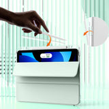 ​Apple iPad Air 11 2024 Kılıf Magnetik Ayrılabilen Airbagli Zore Sliding Tablet Kılıfı