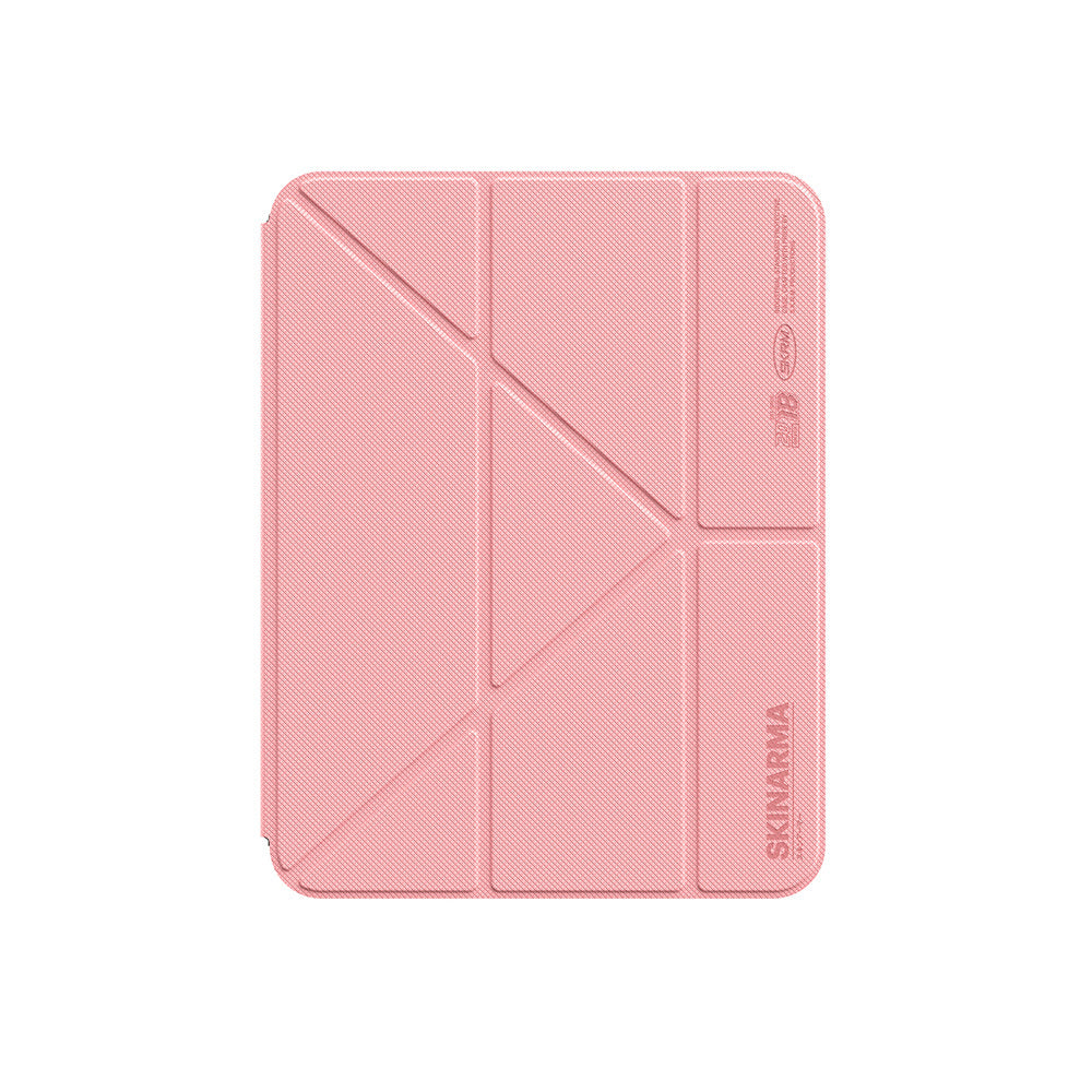 Apple iPad Air 11 2024 Kılıf Skinarma Kalemlikli Arkası Şeffaf Standlı Magnetik Zeta Kılıf