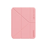 Apple iPad Air 11 2024 Kılıf Skinarma Kalemlikli Arkası Şeffaf Standlı Magnetik Zeta Kılıf