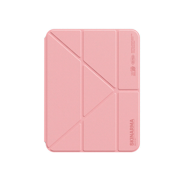 Apple iPad Air 11 2024 Kılıf Skinarma Kalemlikli Arkası Şeffaf Standlı Magnetik Zeta Kılıf