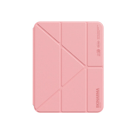 Apple iPad Air 11 2024 Kılıf Skinarma Kalemlikli Arkası Şeffaf Standlı Magnetik Zeta Kılıf