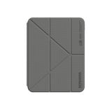 Apple iPad Air 11 2024 Kılıf Skinarma Kalemlikli Arkası Şeffaf Standlı Magnetik Zeta Kılıf