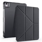 Apple iPad Air 11 2024 Kılıf Zore Tri Folding Kalem Bölmeli Standlı Kılıf