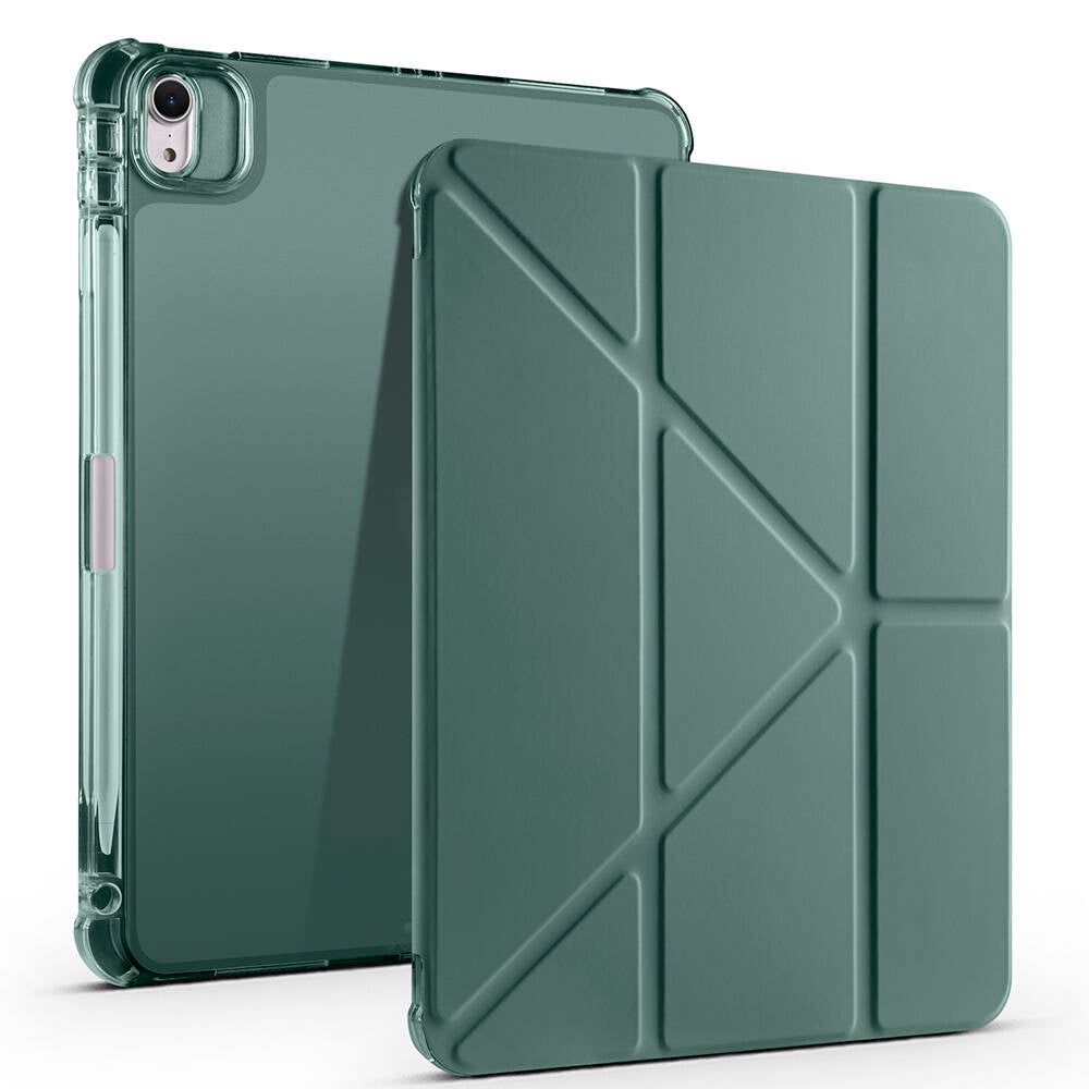 Apple iPad Air 11 2024 Kılıf Zore Tri Folding Kalem Bölmeli Standlı Kılıf