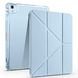 Apple iPad Air 11 2024 Kılıf Zore Tri Folding Kalem Bölmeli Standlı Kılıf