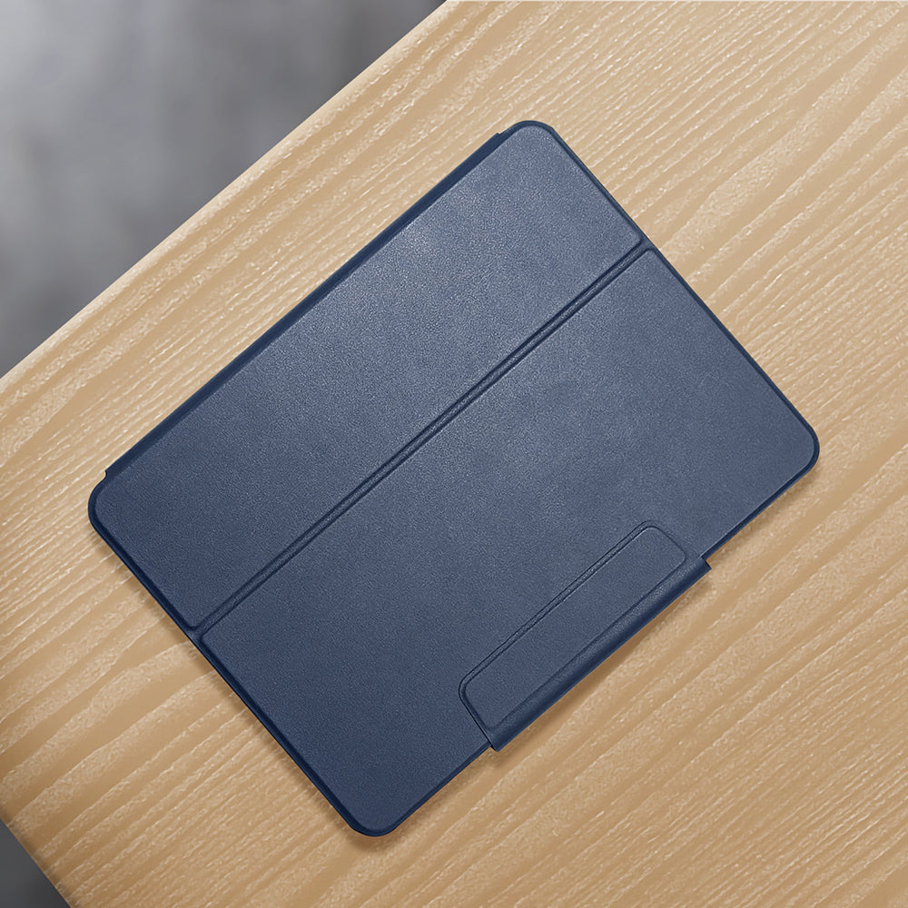 Apple iPad Air 11 2024 Raptic Spin Detachable Folio PU Ayrılabilir Kalem Bölmeli Standlı Kılıf