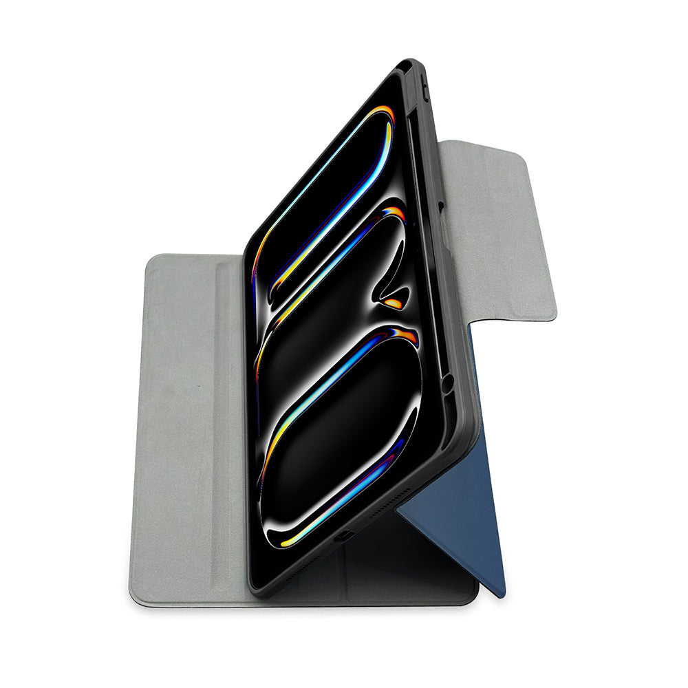 Apple iPad Air 11 2024 Raptic Spin Detachable Folio PU Ayrılabilir Kalem Bölmeli Standlı Kılıf