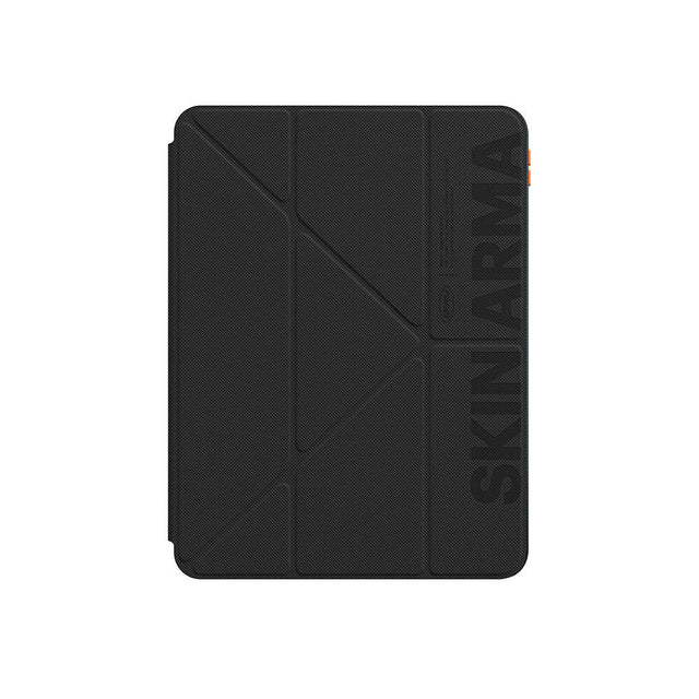 Apple iPad Air 11 2025 M3 Kılıf SkinArma Kabartma Baskı Tasarımlı 360 Tam Koruma Arkası Şeffaf Standlı Gamma Kılıf