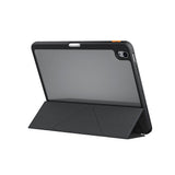 Apple iPad Air 11 2025 M3 Kılıf SkinArma Kabartma Baskı Tasarımlı 360 Tam Koruma Arkası Şeffaf Standlı Gamma Kılıf
