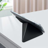 Apple iPad Air 11 2025 M3 Raptic Clear Folio Airbagli Şeffaf Kapaklı Katlanabilir Standlı Kılıf