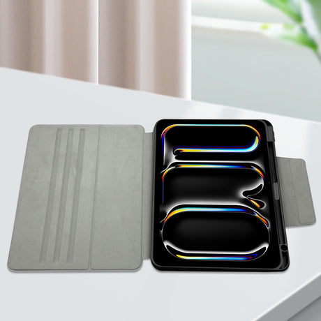 Apple iPad Air 11 2025 M3 Raptic Spin Detachable Folio PU Ayrılabilir Kalem Bölmeli Standlı Kılıf