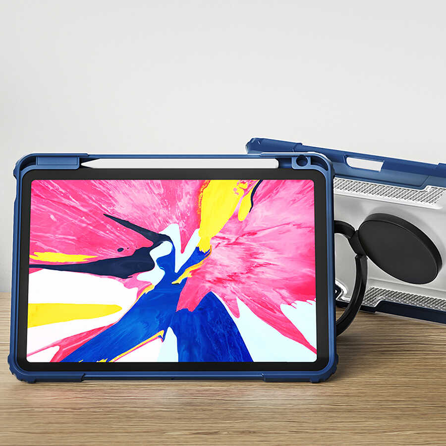 Apple iPad Air 11 2025 M3 Wiwu Mecha Dönebilen Standlı Tablet Kılıfı