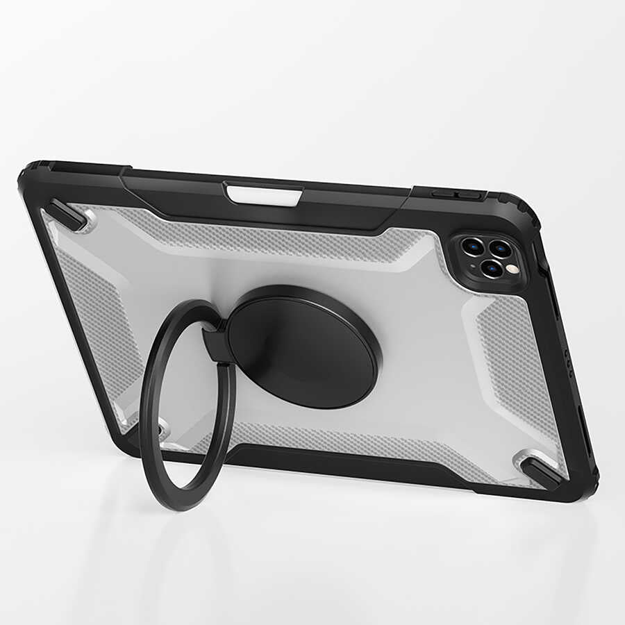 Apple iPad Air 11 2025 M3 Wiwu Mecha Dönebilen Standlı Tablet Kılıfı