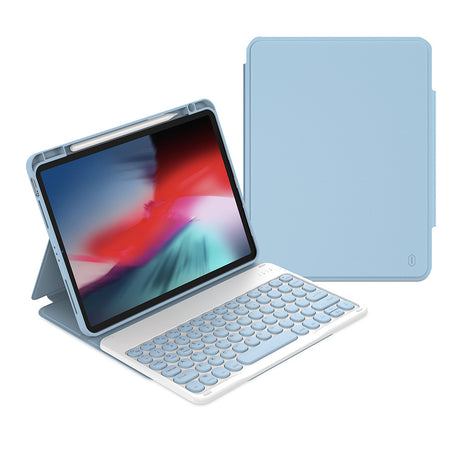 Apple iPad Air 11 2025 M3 Wiwu Protective Gizli Kalem Bölmeli Klavyeli Kılıf