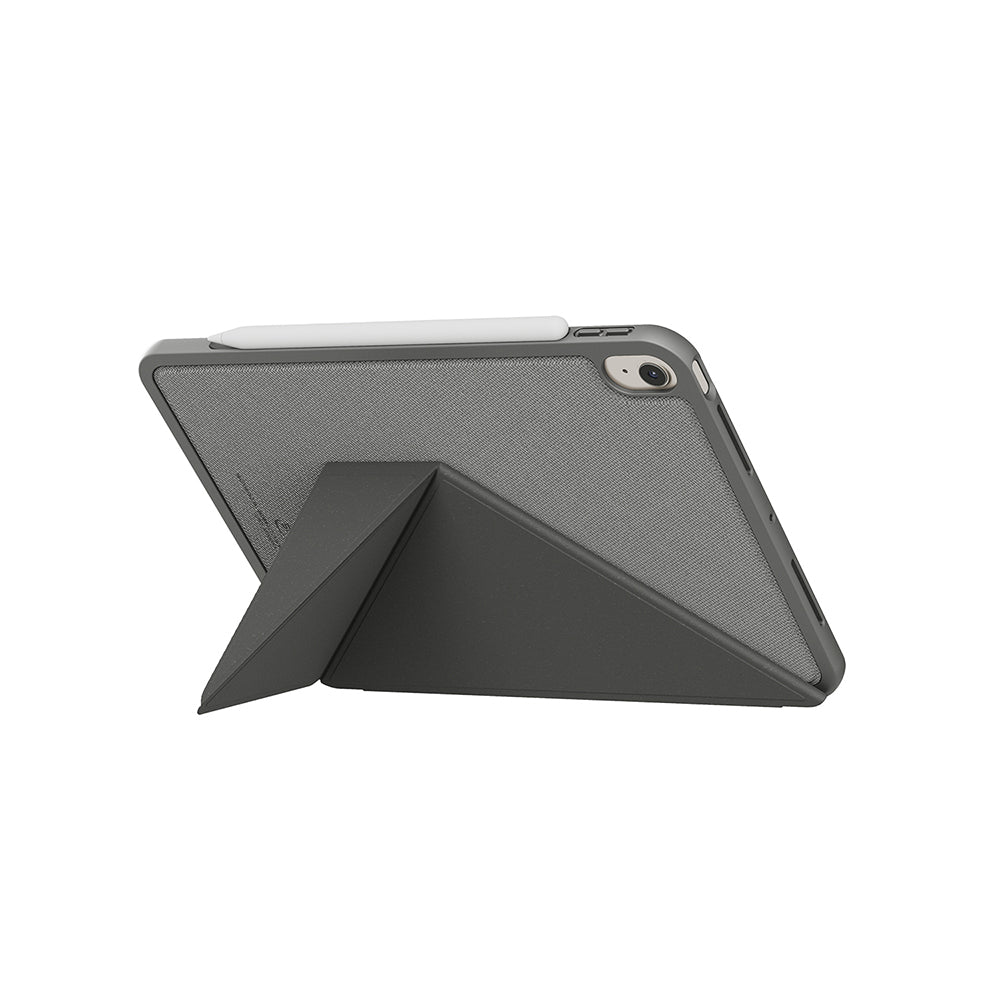 Apple iPad Air 11 2026 M4 Kılıf Skinarma Kalemlikli Dokulu Tasarım Standlı Magnetik Trilon Kılıf