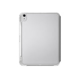 Apple iPad Air 11.Nesil 2025 Kılıf Skinarma Kalemlikli Arkası Şeffaf Standlı Magnetik Zeta Kılıf