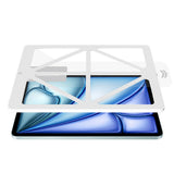 Apple iPad Air 13 2024 CaseWorld Steel Shield Serisi Temperli Cam Ekran Koruyucu + Uygulama Aparatı