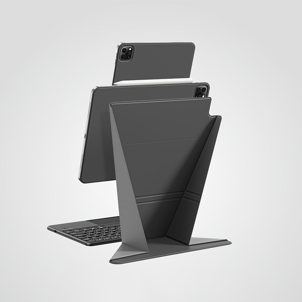 Apple iPad Air 13 2025 M3 Amazingthing Matte Pro Mag Folio Katlanabilir Magnetik Standlı Kılıf