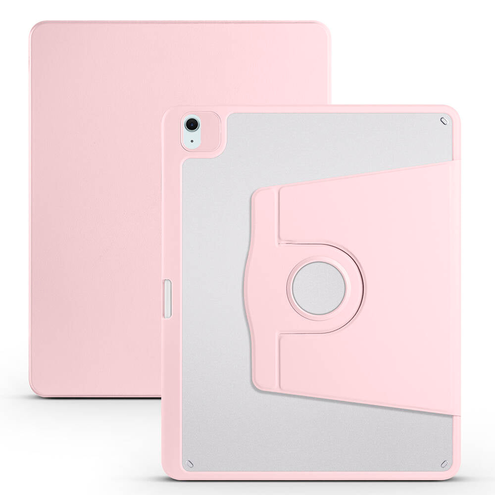 Apple iPad Air 13 2025 M3 Kılıf Zore Termik Kalem Bölmeli Dönebilen Standlı Kılıf