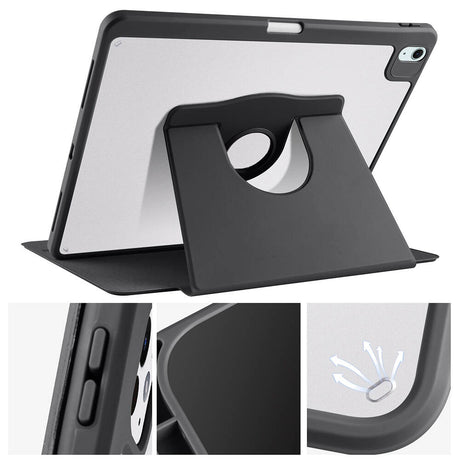 Apple iPad Air 13 2025 M3 Kılıf Zore Termik Kalem Bölmeli Dönebilen Standlı Kılıf