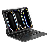 Apple iPad Pro 11 2020 (2.Nesil) Wiwu MK-003 Gizli Kalem Bölmeli Klavyeli Standlı Kılıf