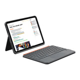 Apple iPad Pro 11 2020 (2.Nesil) Wiwu MK-005 Combo 3in1 Kalem Bölmeli Klavyeli Standlı Kılıf