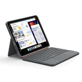 Apple iPad Pro 11 2020 (2.Nesil) Wiwu MK-005 Combo 3in1 Kalem Bölmeli Klavyeli Standlı Kılıf