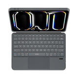 Apple iPad Pro 11 2020 (2.Nesil) Wiwu MK-005 Combo 3in1 Kalem Bölmeli Klavyeli Standlı Kılıf