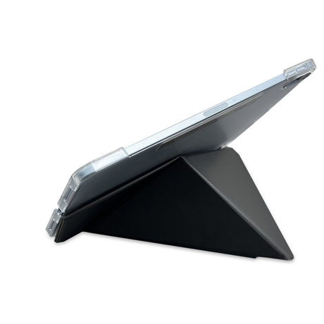 Apple iPad Pro 11 2024 Raptic Clear Folio Airbagli Şeffaf Kapaklı Katlanabilir Standlı Kılıf